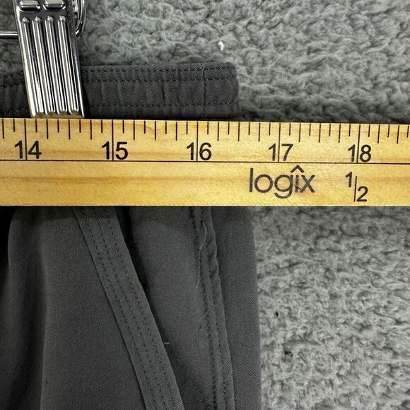 peserico pants womens Italy 48 medium gray joggers cropped casual minimalist - Picture 2 of 9